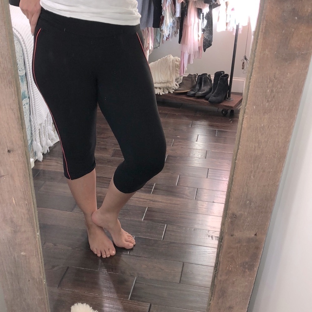 Tangerine small crop gym/yoga leggings